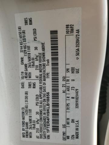 2019 FORD RANGER 1FTER4FH9KLB18856