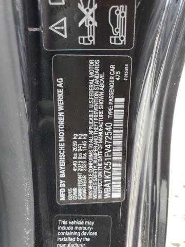 VIN WBA1K7C51FV472540 2015 BMW 2 Series, 228 XI no.13