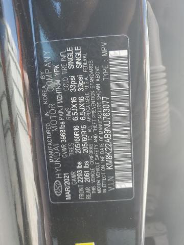 2022 HYUNDAI KONA - KM8K22AB9NU763077