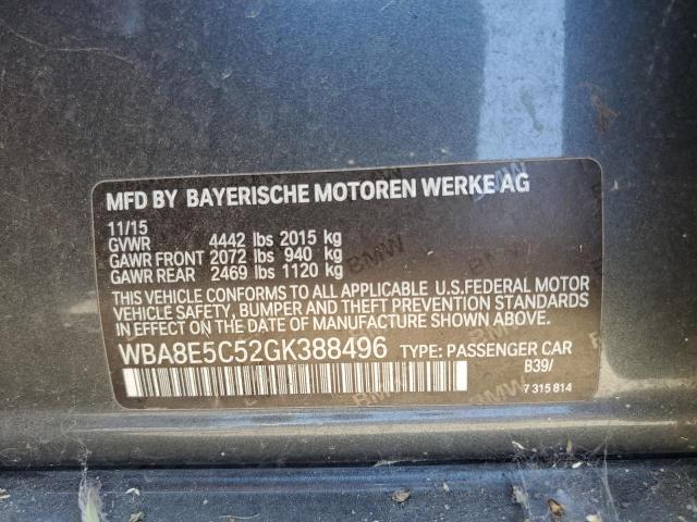 2016 BMW 328 D - WBA8E5C52GK388496