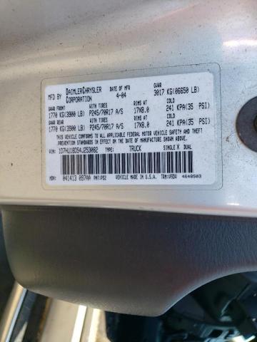 2004 Dodge Ram 1500 St VIN: 1D7HU18D54J253082 Lot: 62191394