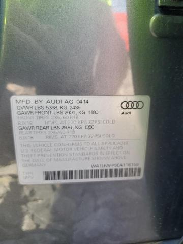 VIN WA1LFAFP9EA118159 2014 Audi Q5, Premium Plus no.14