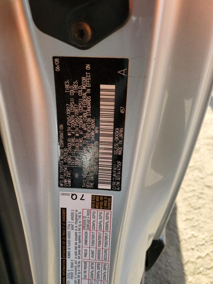 JTEBU11F78K049178 2008 Toyota Fj Cruiser