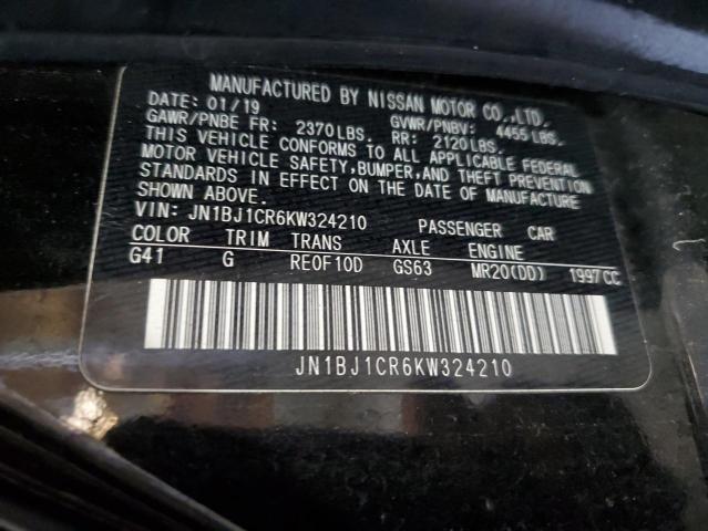 2019 Nissan Rogue Sport S VIN: JN1BJ1CR6KW324210 Lot: 63407524