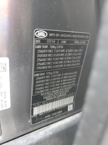 2019 Land Rover Range Rover Sport Hse Dynamic VIN: SALWV2SV9KA814931 Lot: 58213844