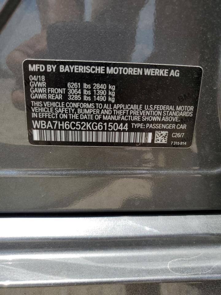 WBA7H6C52KG615044 2019 BMW M760 Xi