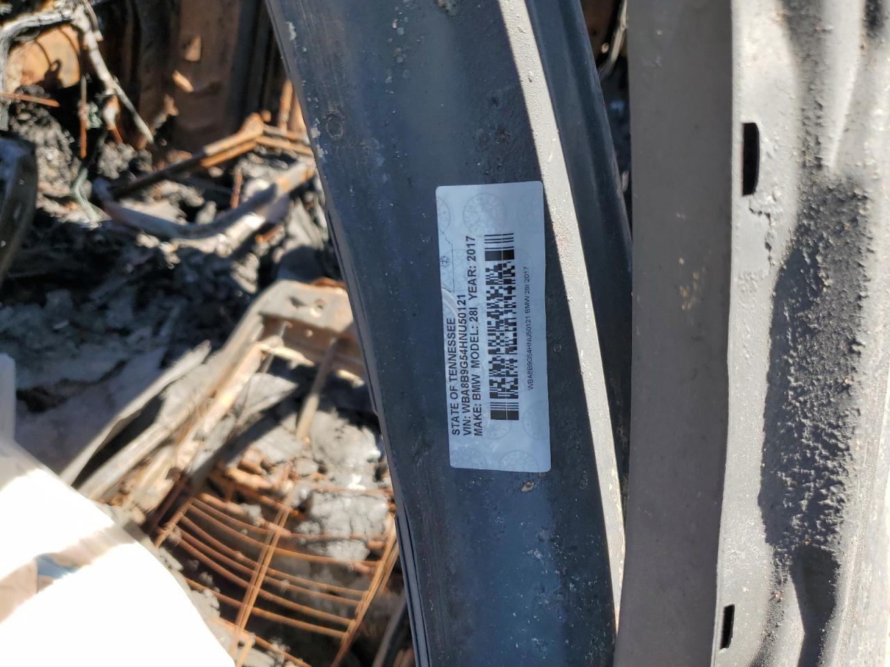 WBA8B9G54HNU50121 2017 BMW 330 I