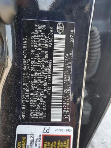 VIN 4T1BF1FK8FU950089 2015 Toyota Camry, LE no.12