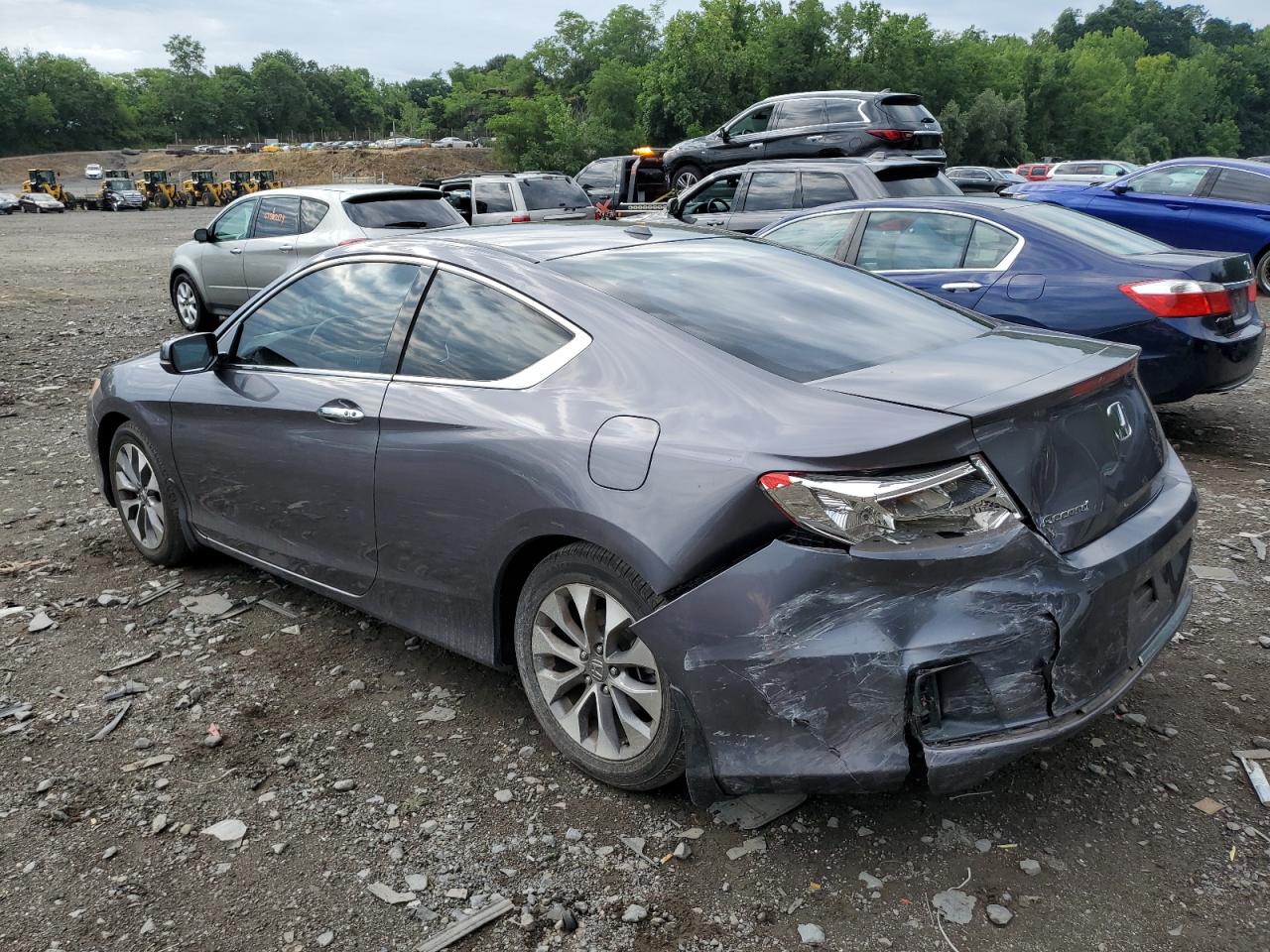 HONDA ACCORD EXL 2014 gray  gas 1HGCT1B87EA009018 photo #3