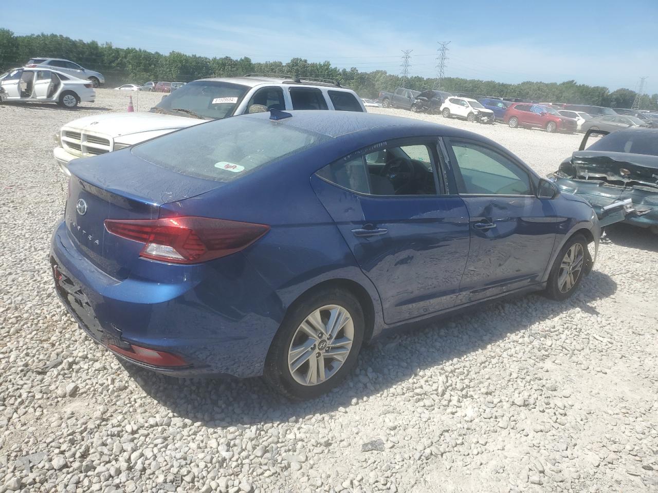 2019 Hyundai Elantra Sel vin: 5NPD84LF6KH413791