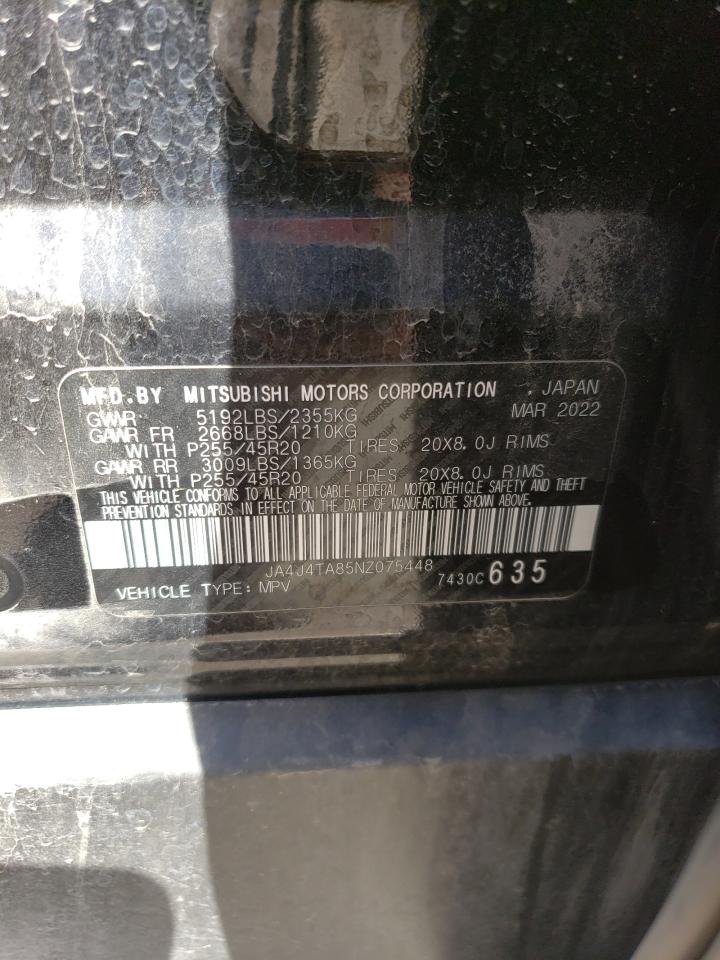 JA4J4TA85NZ075448 2022 Mitsubishi Outlander Es