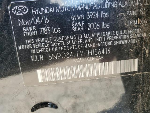 2017 HYUNDAI ELANTRA SE - 5NPD84LF2HH156413