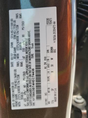2017 FORD F350 SUPER - 1FT8W3BT4HEC74438