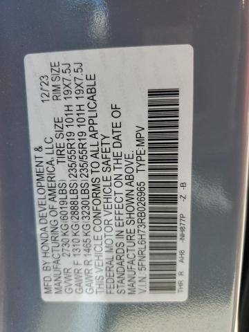 5FNRL6H74RB029437 2024 Honda Odyssey Sport