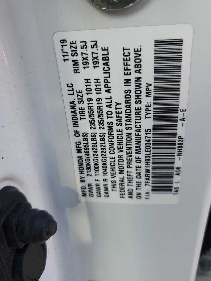 7FARW1H93LE004715 2020 Honda Cr-V Touring