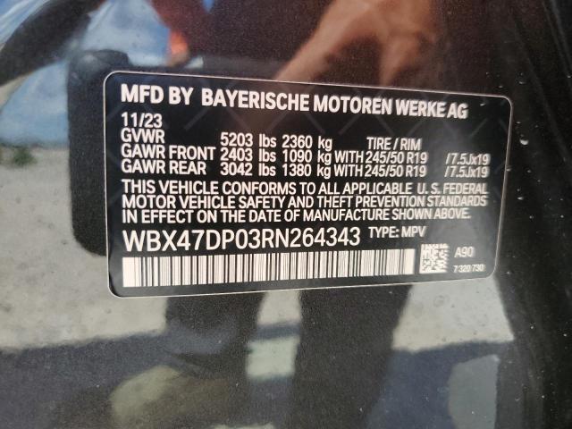 2024 BMW X3 Sdrive30I VIN: WBX47DP03RN264343 Lot: 60597814