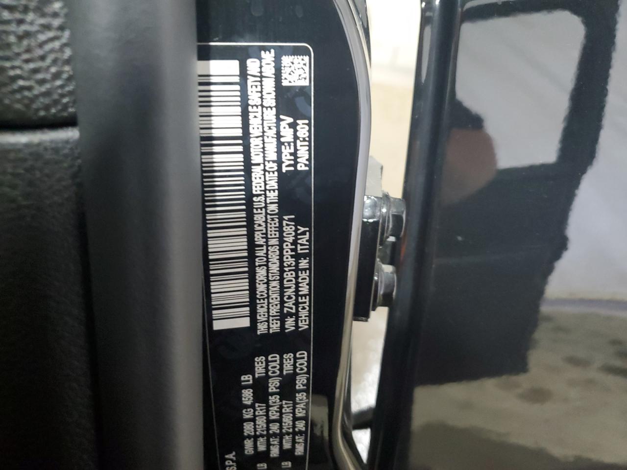 ZACNJDB13PPP40871 2023 Jeep Renegade Latitude