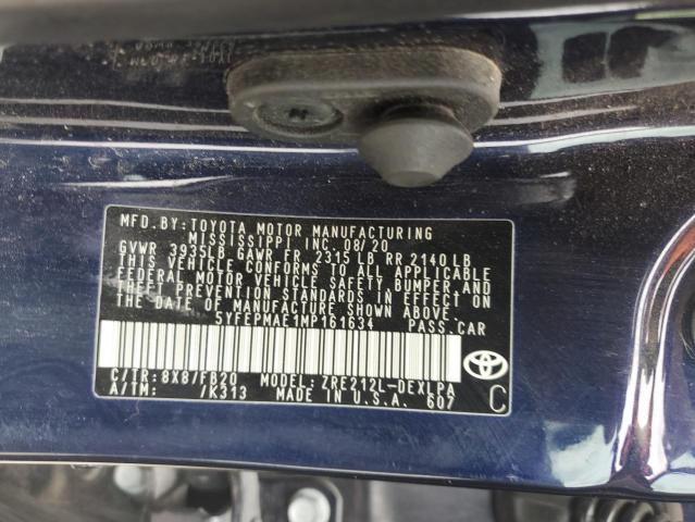 2021 TOYOTA COROLLA LE - 5YFEPMAE1MP161634