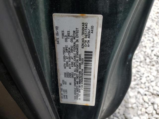 1999 Toyota Tacoma VIN: 4TANL42N3XZ539744 Lot: 62185444