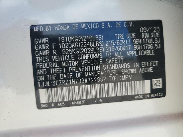 2024 HONDA HR-V EXL - 3CZRZ1H70RM722982