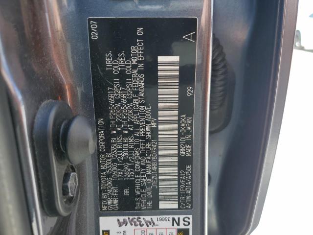 2007 Toyota 4Runner Sr5 VIN: JTEZU14R878079421 Lot: 62604334