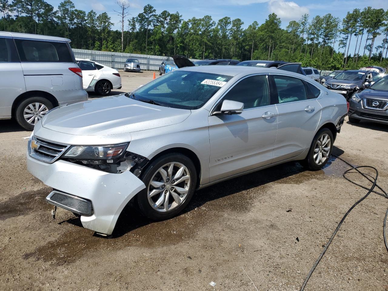 CHEVROLET IMPALA LT 2016 silver  gas 2G1115S37G9169236 photo #1