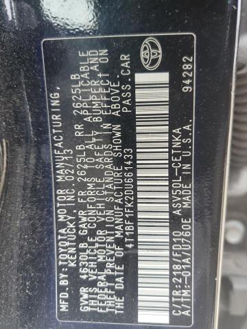 VIN 4T1BF1FK2DU661433 2013 Toyota Camry, L no.12