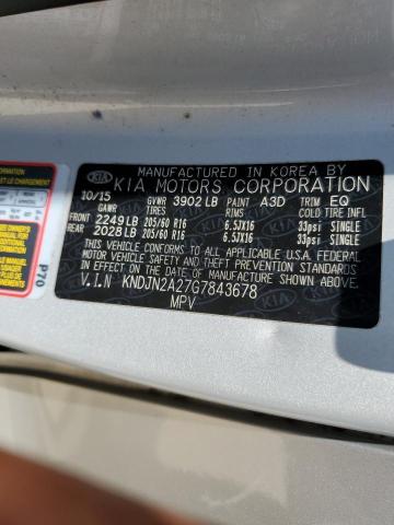2016 KIA SOUL - KNDJN2A27G7843678