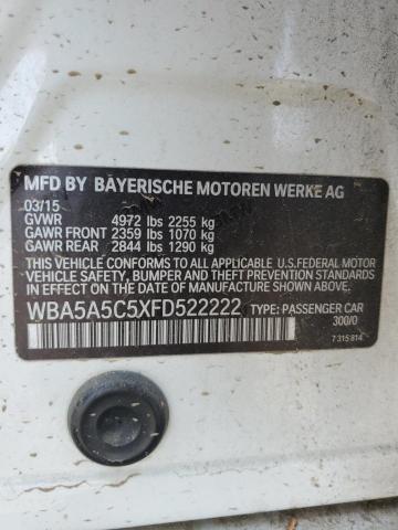 VIN WBA5A5C5XFD522222 2015 BMW 5 Series, 528 I no.12