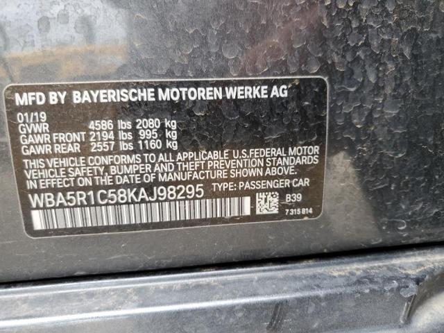 2019 BMW 330I VIN: WBA5R1C58KAJ98295 Lot: 60948534