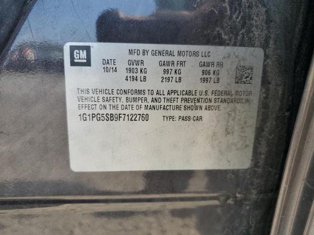 2015 CHEVROLET CRUZE LTZ - 1G1PG5SB9F7122760