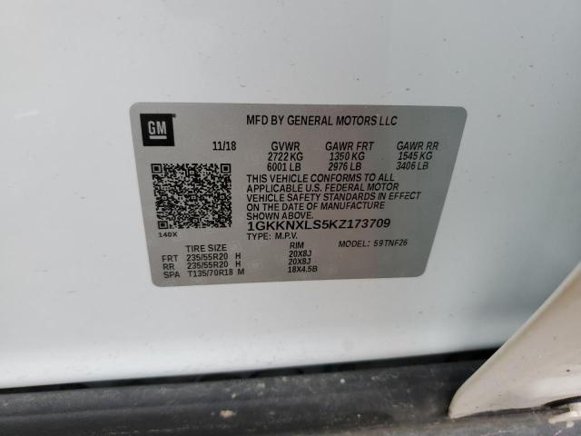 2019 GMC Acadia Denali VIN: 1GKKNXLS5KZ173709 Lot: 62422104