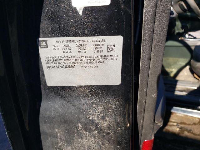 2012 Chevrolet Impala Lt VIN: 2G1WG5E34C1320204 Lot: 61466384