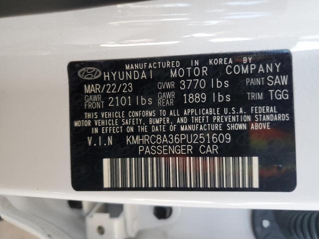 KMHRC8A36PU251609 2023 Hyundai Venue Sel