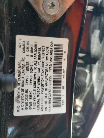 2018 HONDA CIVIC LX - 2HGFC2F52JH535295