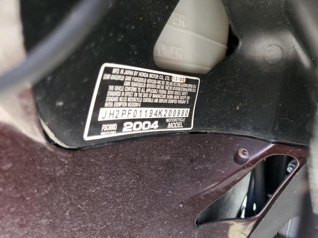 2004 HONDA FSC600 D JH2PF01194K200980