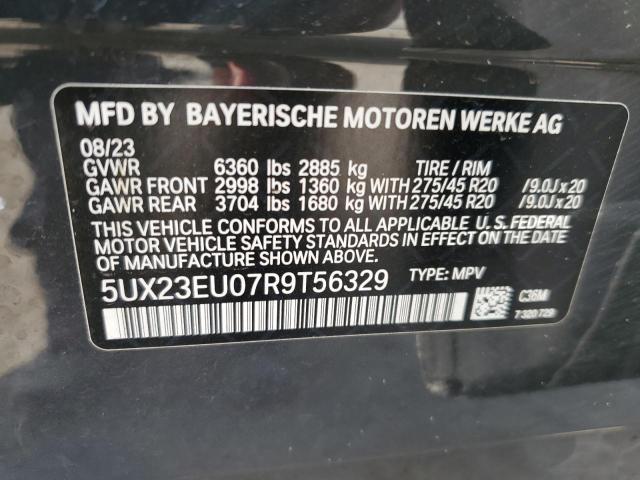 VIN 5UX23EU07R9T56329 2024 BMW X5, Xdrive40I no.13