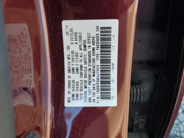 2015 HONDA ACCORD EXL - 1HGCR3F8XFA003414
