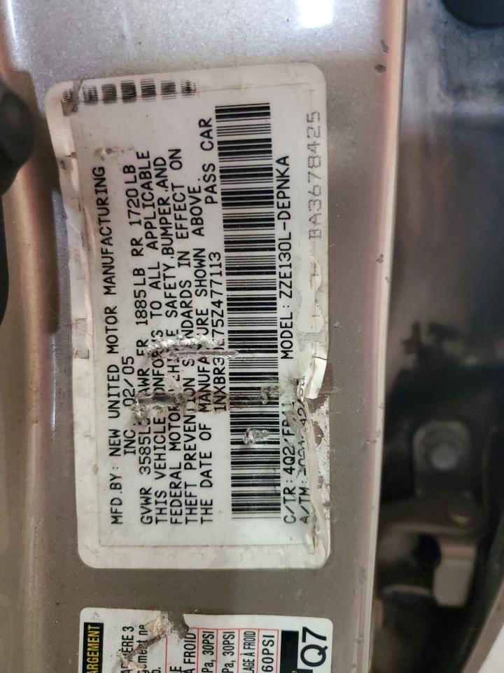 1NXBR30E75Z477113 2005 Toyota Corolla Ce