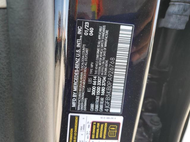 2023 MERCEDES-BENZ GLE 450 4M - 4JGFB5KB0PA926768