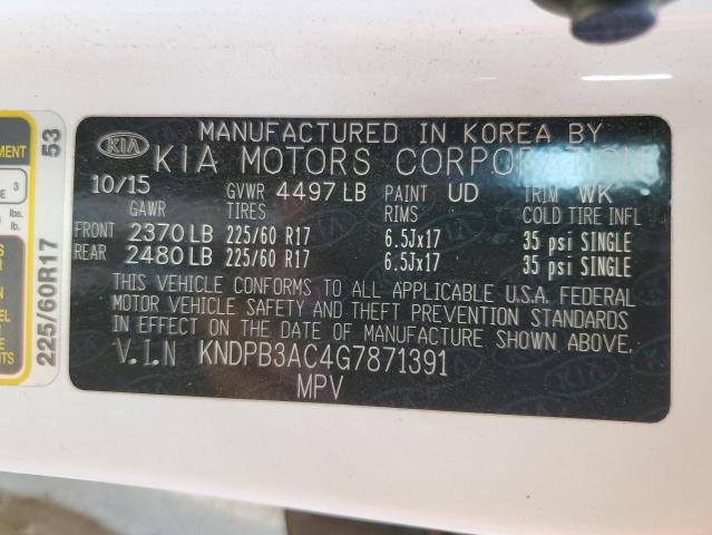 KNDPB3AC4G7871391 2016 KIA SPORTAGE - Image 12