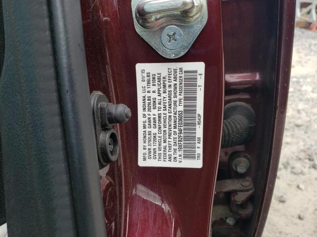 2015 HONDA CIVIC EXL - 19XFB2F94FE036053