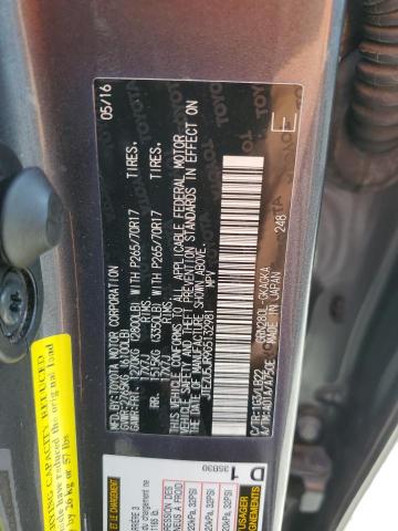 2016 Toyota 4Runner Sr5 VIN: JTEZU5JR9G5132981 Lot: 60043524