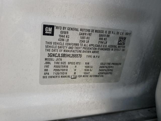 2017 CHEVROLET TRAX 1LT - 3GNCJLSB5HL266579
