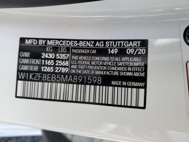 2021 MERCEDES-BENZ E 350 4MAT - W1KZF8EB5MA891598