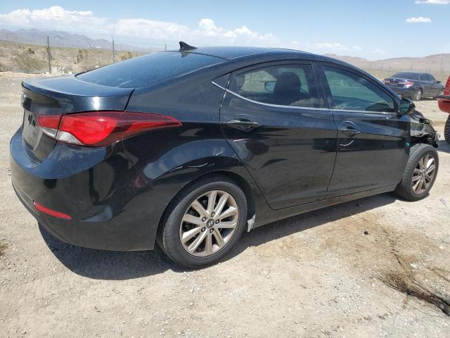 HYUNDAI ELANTRA SE 2015 black  gas 5NPDH4AE8FH581674 photo #4