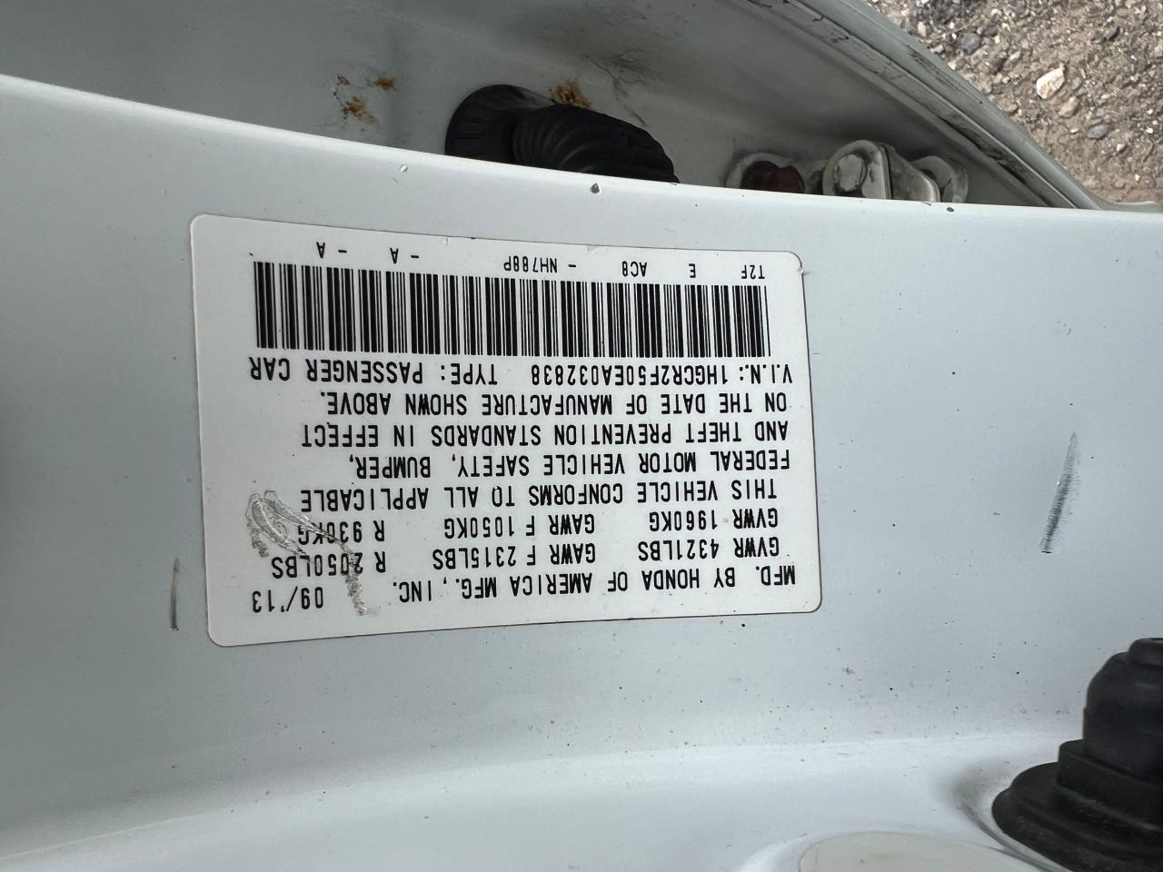 2014 Honda Accord Sport vin: 1HGCR2F50EA032838