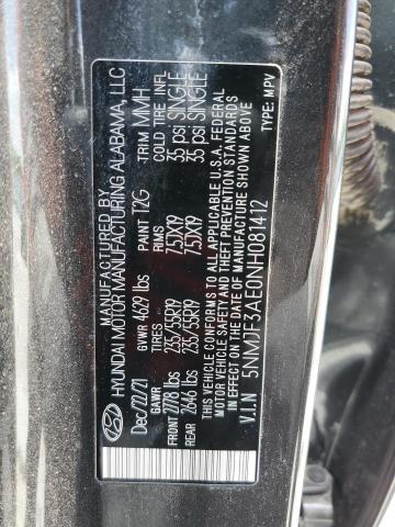 2022 Hyundai Tucson Sel VIN: 5NMJF3AE0NH081412 Lot: 62224234