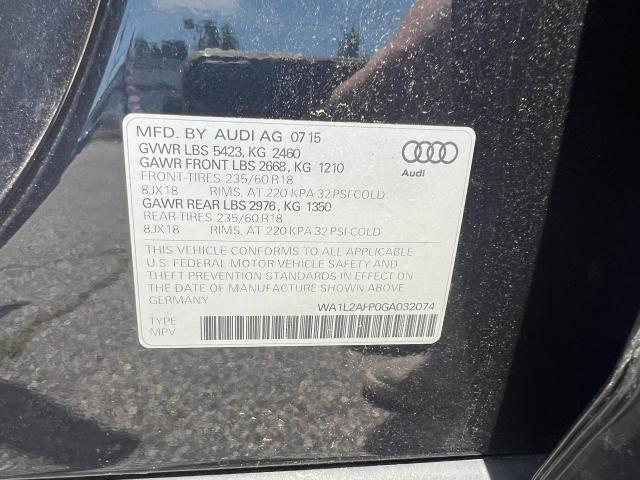 VIN WA1L2AFP0GA032074 2016 Audi Q5, Premium Plus no.10