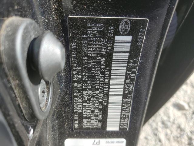 VIN 4T1BF1FK4GU614974 2016 Toyota Camry, LE no.13